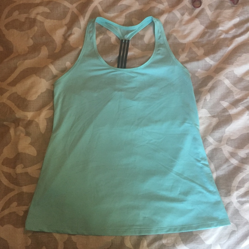 Aqua Blue Athletic Tank